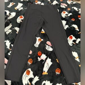 Pink / Victoria Secret Pink Active Ultimate seamless Black 7/8 leggings Sz L NEW